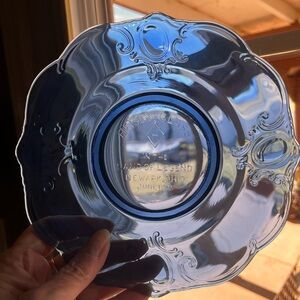Heisey Glass Commemorative Plate – “In the Land of Legend” Newark, Ohio (1975)